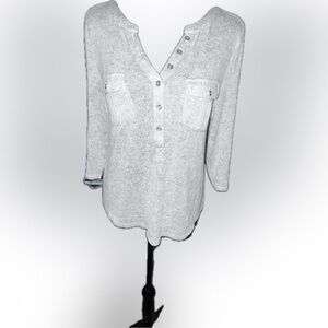 Women's Long Sleeve Gray Top